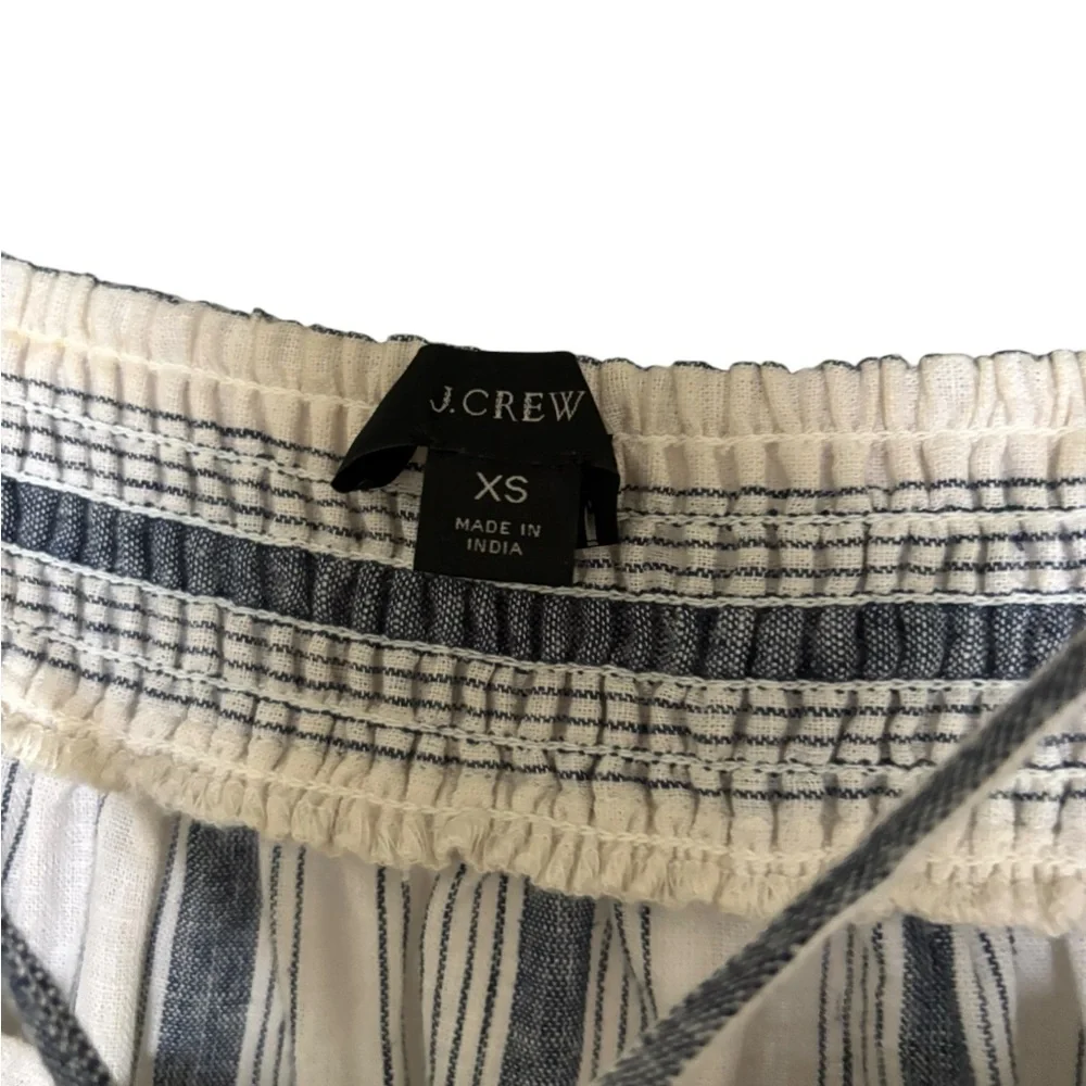 J Crew Women's Chambray‎ Blue Stripe Dress